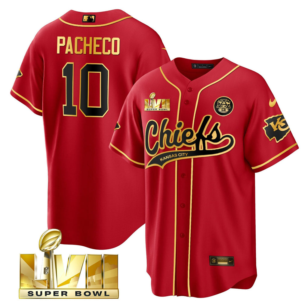Men's Chiefs Super Bowl LVII Cool base Jersey - All Stitched