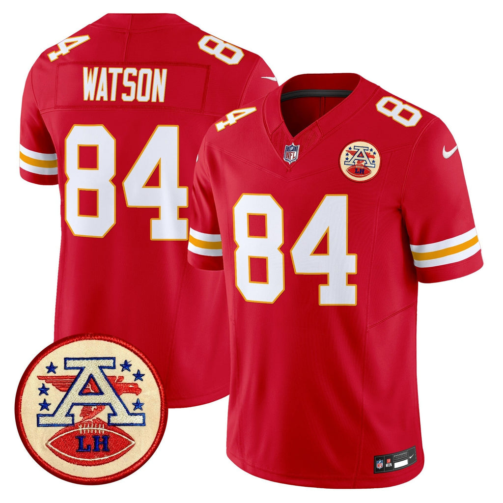 Men's Chiefs 2024 Lamar Hunt Patch Vapor Limited Jersey - All Stitched