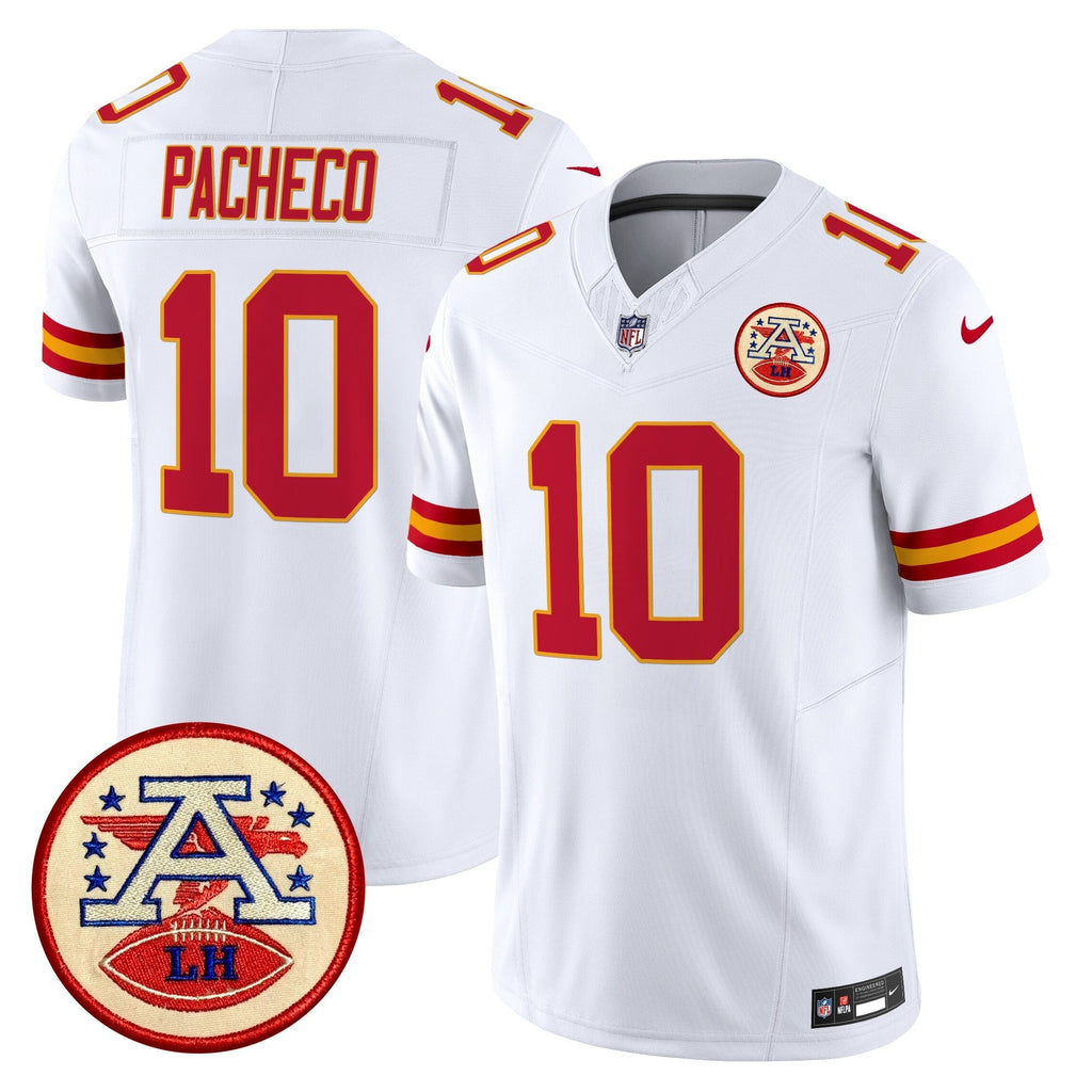 Men's Chiefs 2024 Lamar Hunt Patch Vapor Limited Jersey - All Stitched