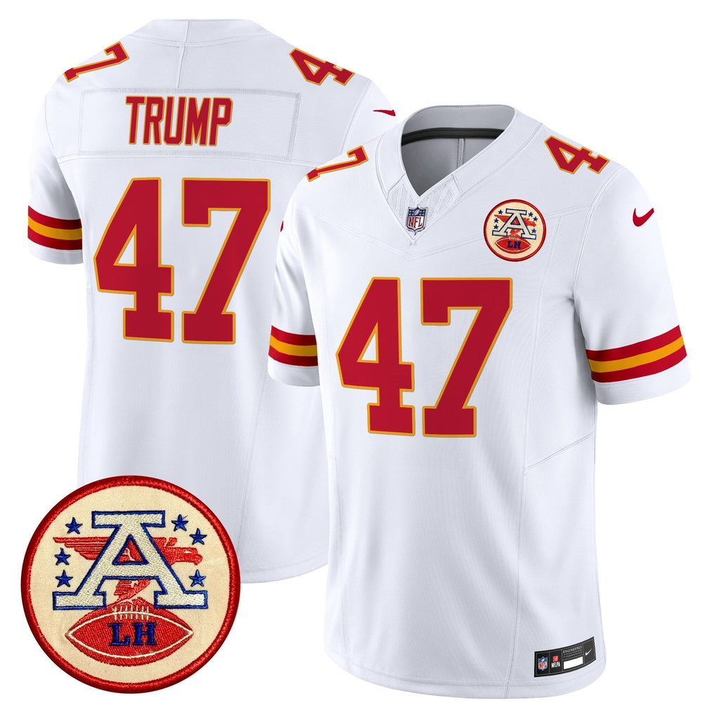 Men's Chiefs 2024 Lamar Hunt Patch Vapor Limited Jersey - All Stitched