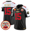 Men's Chiefs 2024 Lamar Hunt Patch Vapor Limited Jersey - All Stitched