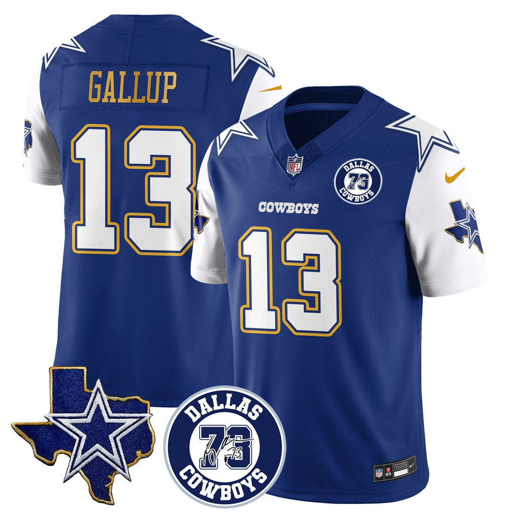 Dallas Cowboys Larry Allen Memorial Jersey All-Stitched