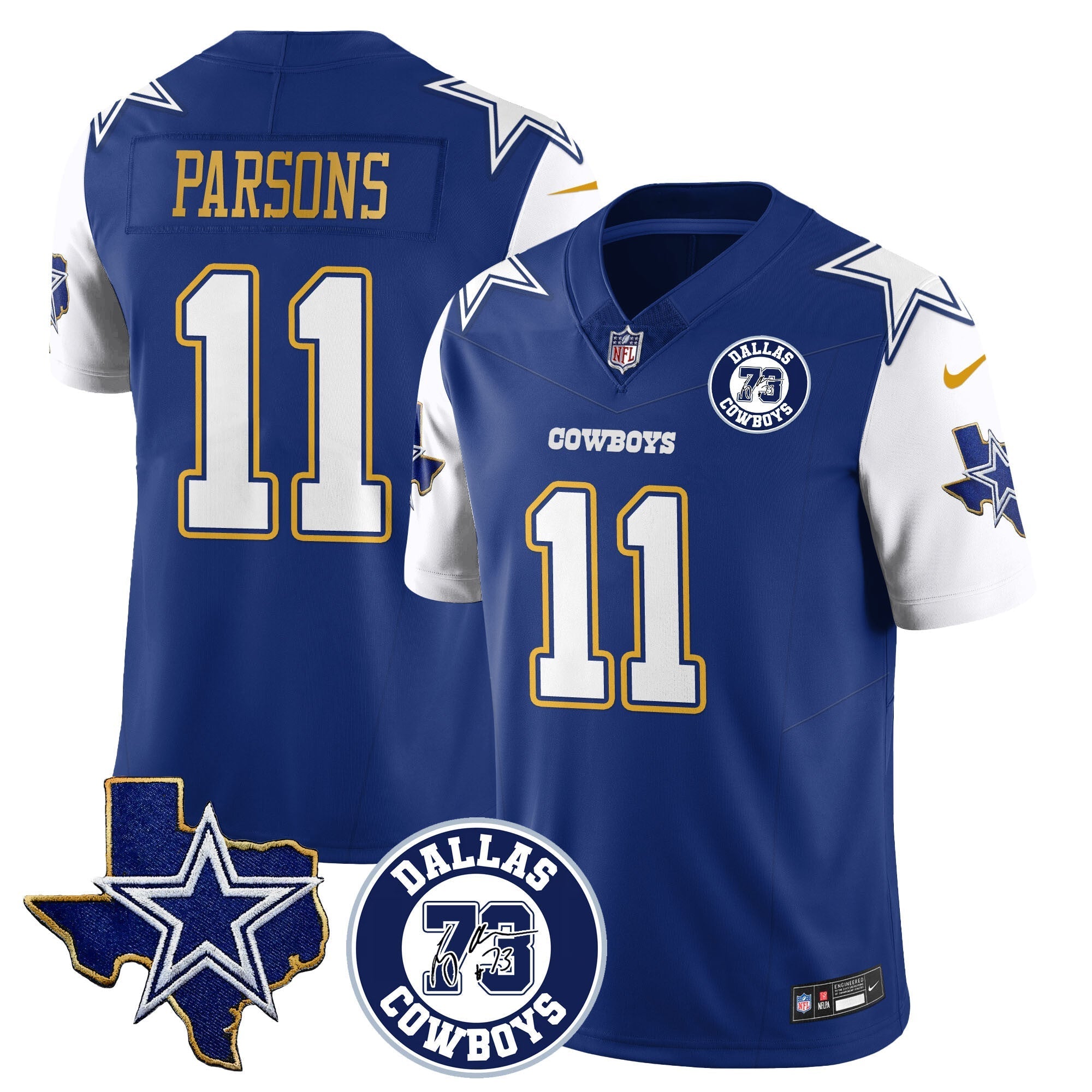 Dallas Cowboys Larry Allen Memorial Jersey All-Stitched