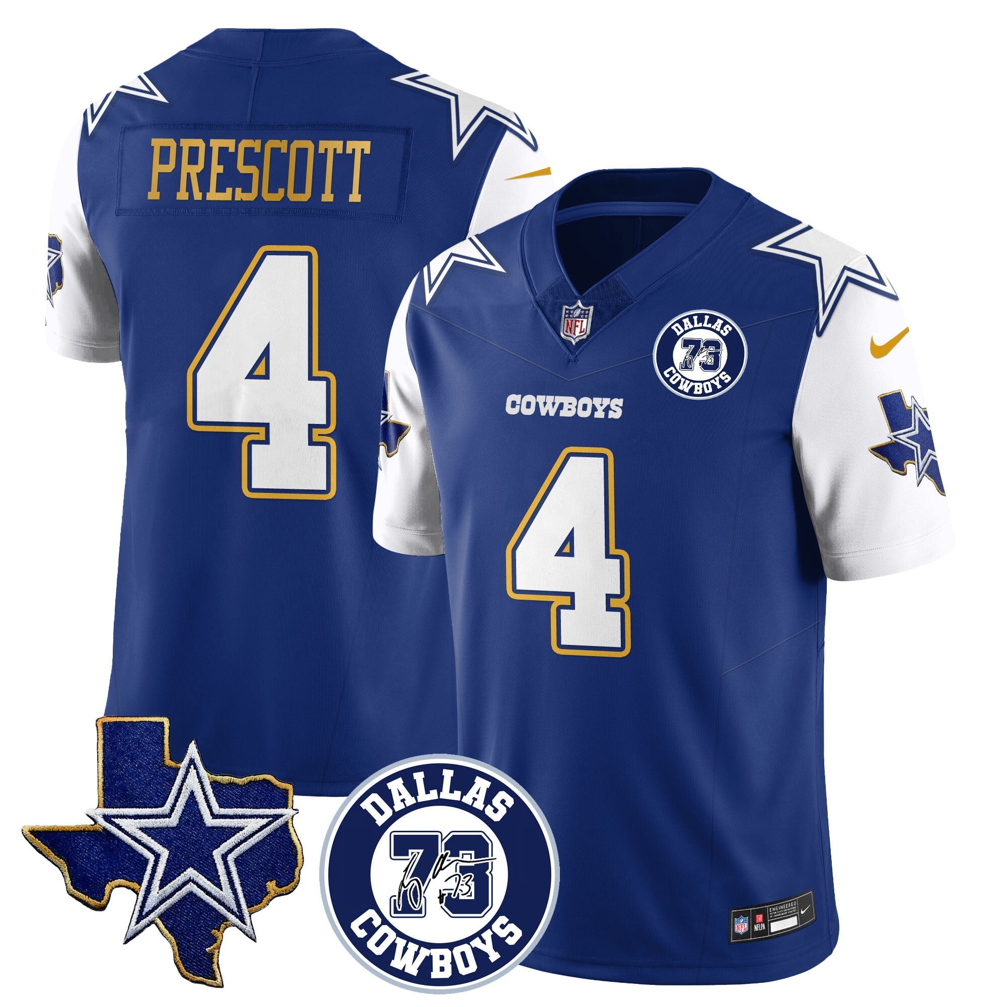 Dallas Cowboys Larry Allen Memorial Jersey All-Stitched