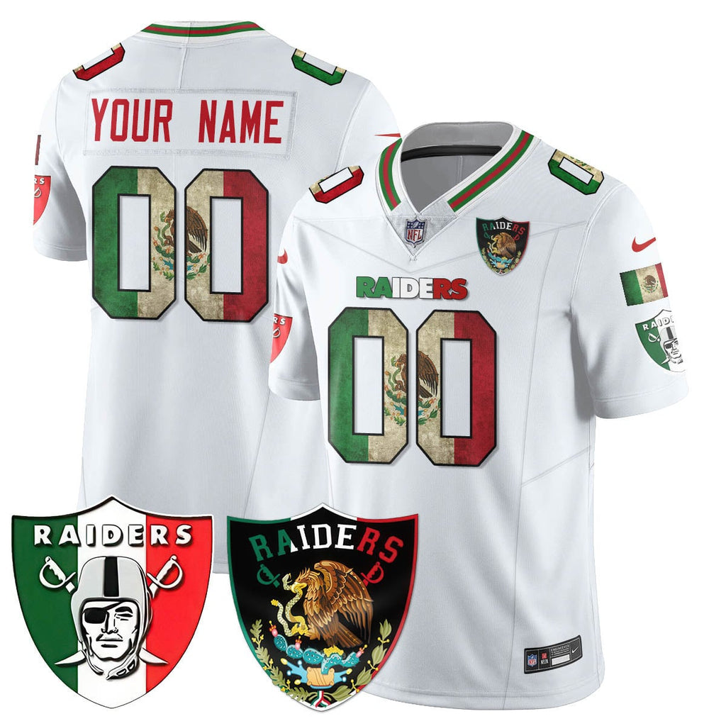 Las Vegas Raiders Mexico Vapor Limited Jersey - All Stitched