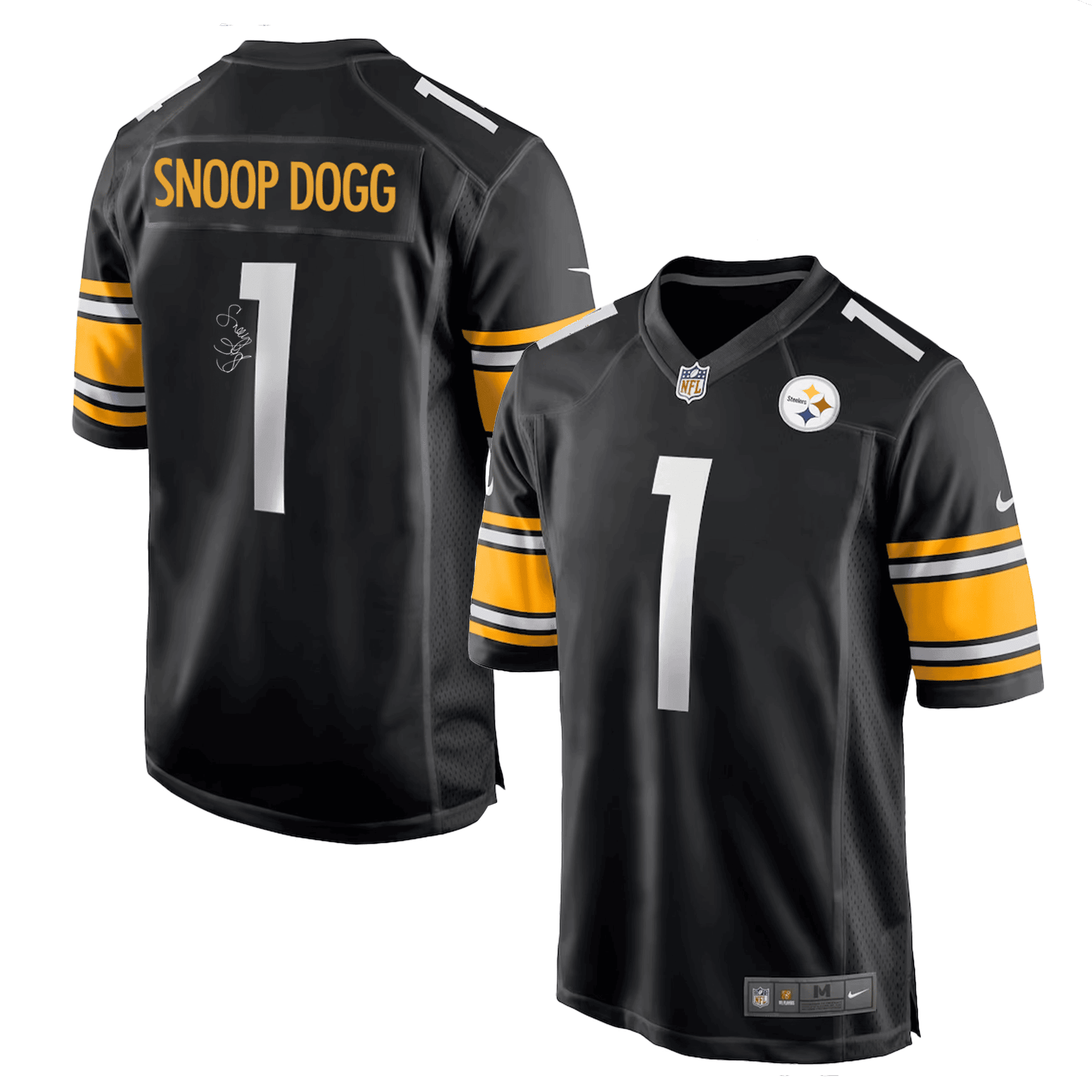Pittsburgh Steelers Snoop Dogg Limited Edition Jersey With Signature