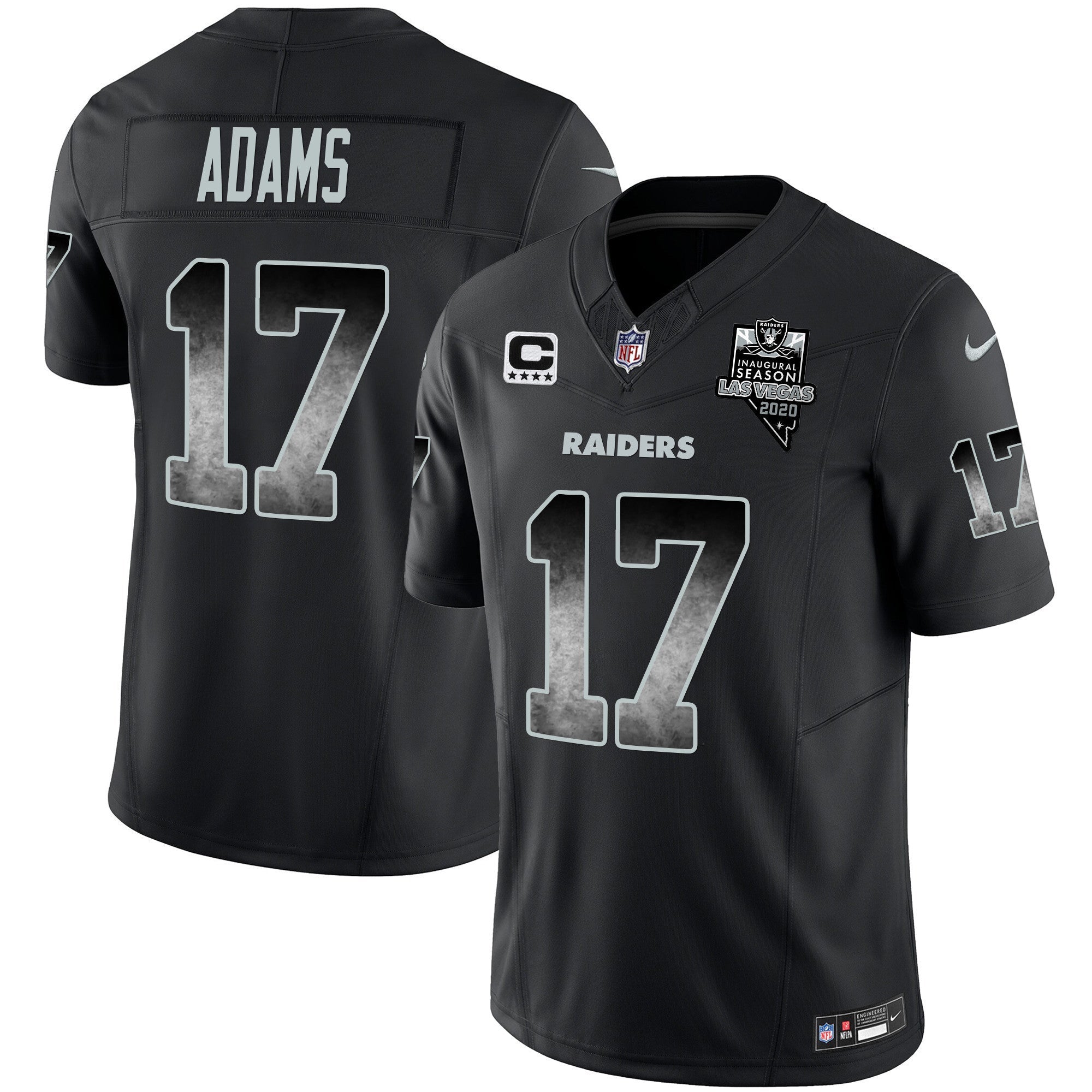 Men's Raiders Arch Smoke Vapor Jersey - All Stitched