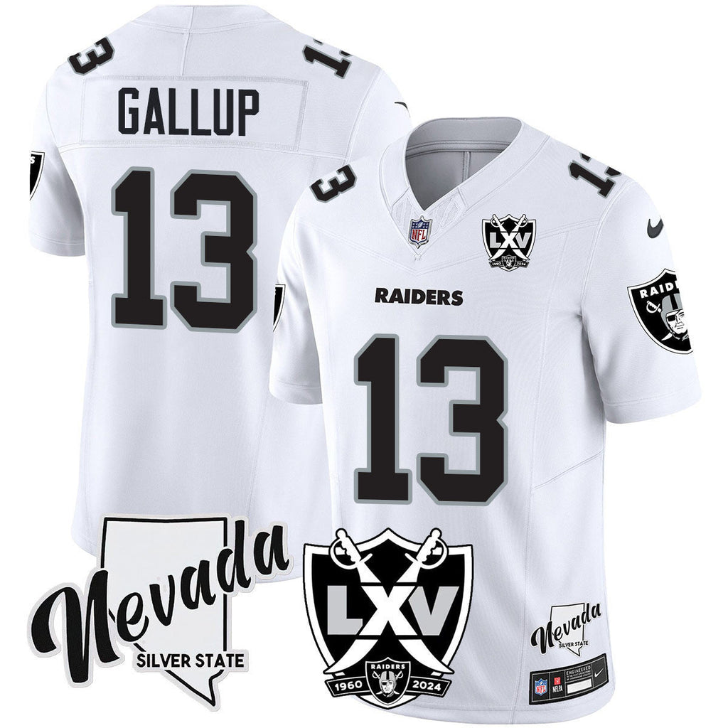 Men's Raiders 2025 Vapor Limited Jersey - 65th Anniversary - All Stitched