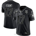 MEN'S LAS VEGAS RAIDERS INAUGURAL SEASON PATCH BLACK SILVER JERSEY - ALL STITCHED