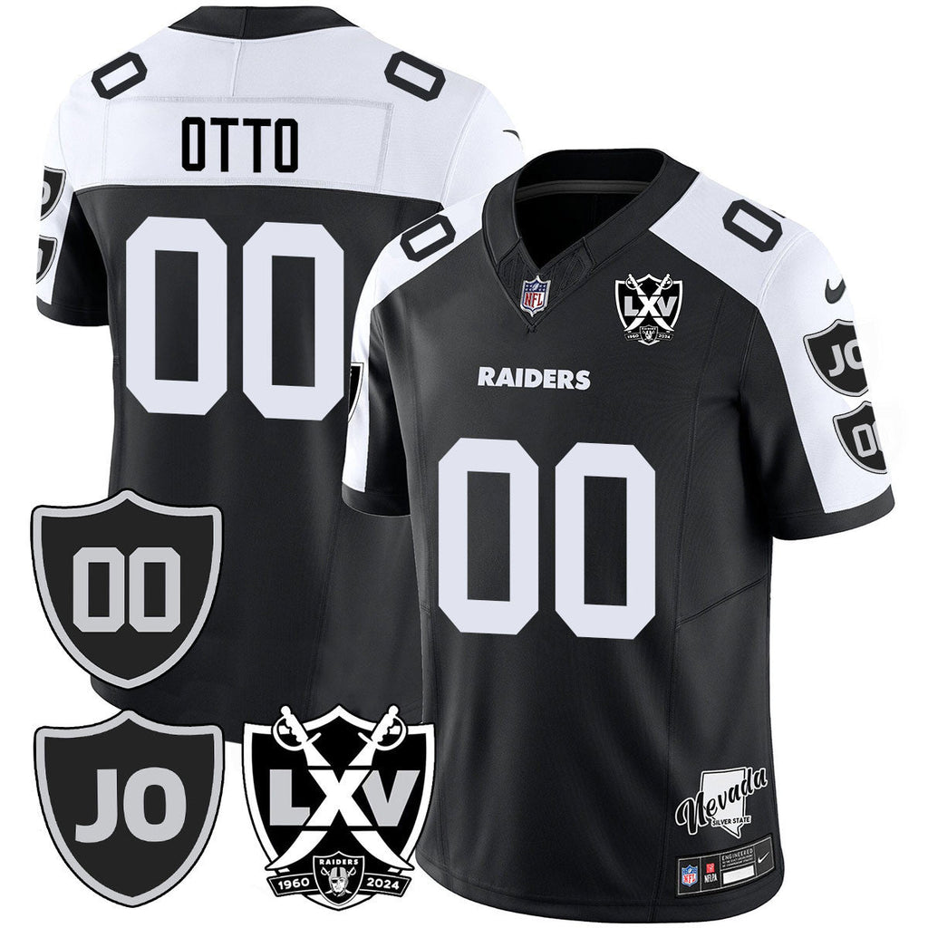 Men's Raiders Vapor Limited Jersey - All Stitched - Honor Jim Otto