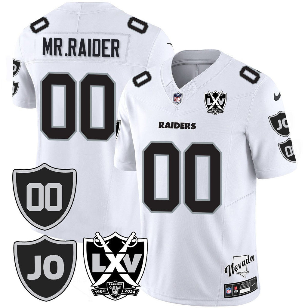 Men's Raiders Vapor Limited Jersey - All Stitched - Honor Jim Otto