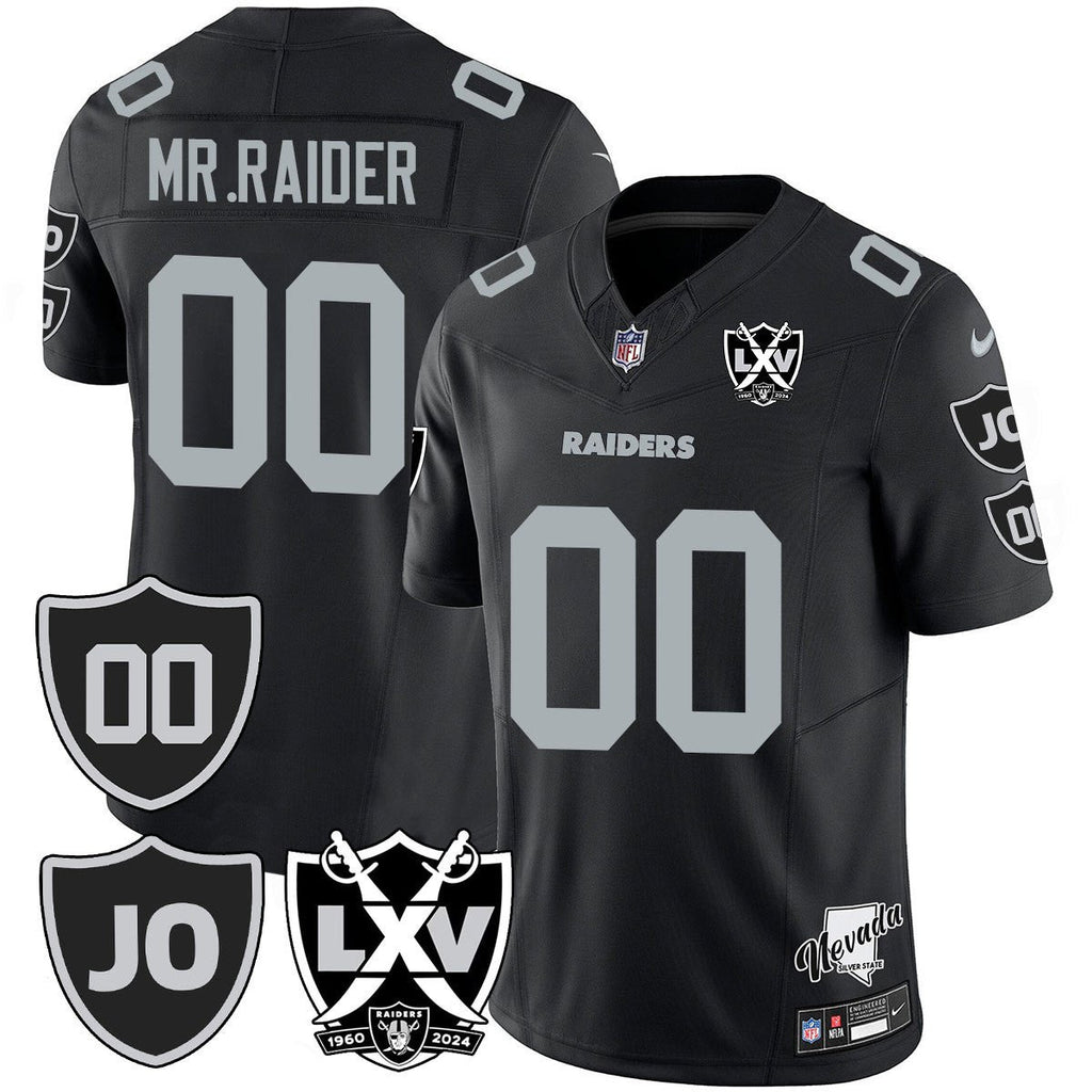 Men's Raiders Vapor Limited Jersey - All Stitched - Honor Jim Otto