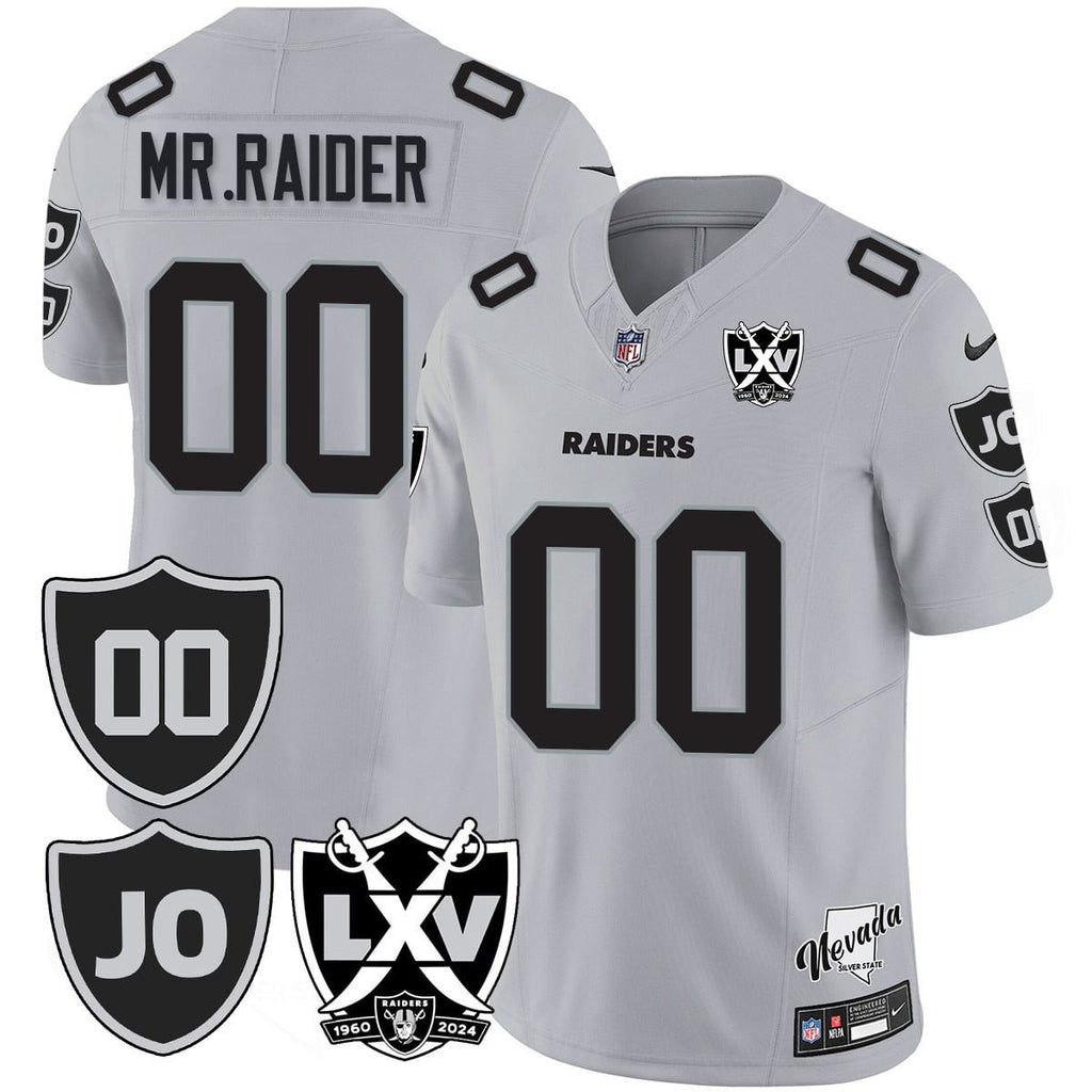 Men's Raiders Vapor Limited Jersey - All Stitched - Honor Jim Otto