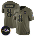 Baltimore Ravens 2025 Salute to Service Limited Jersey - All Stitched