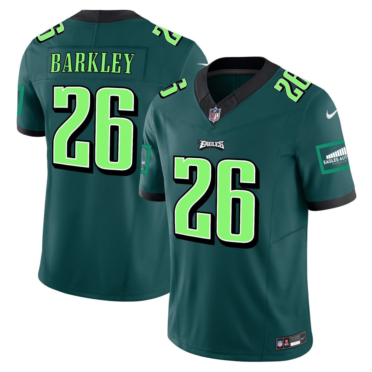 Saquon Barkley #26 Philadelphia Eagles Practice 2024 Jersey - All Stitched
