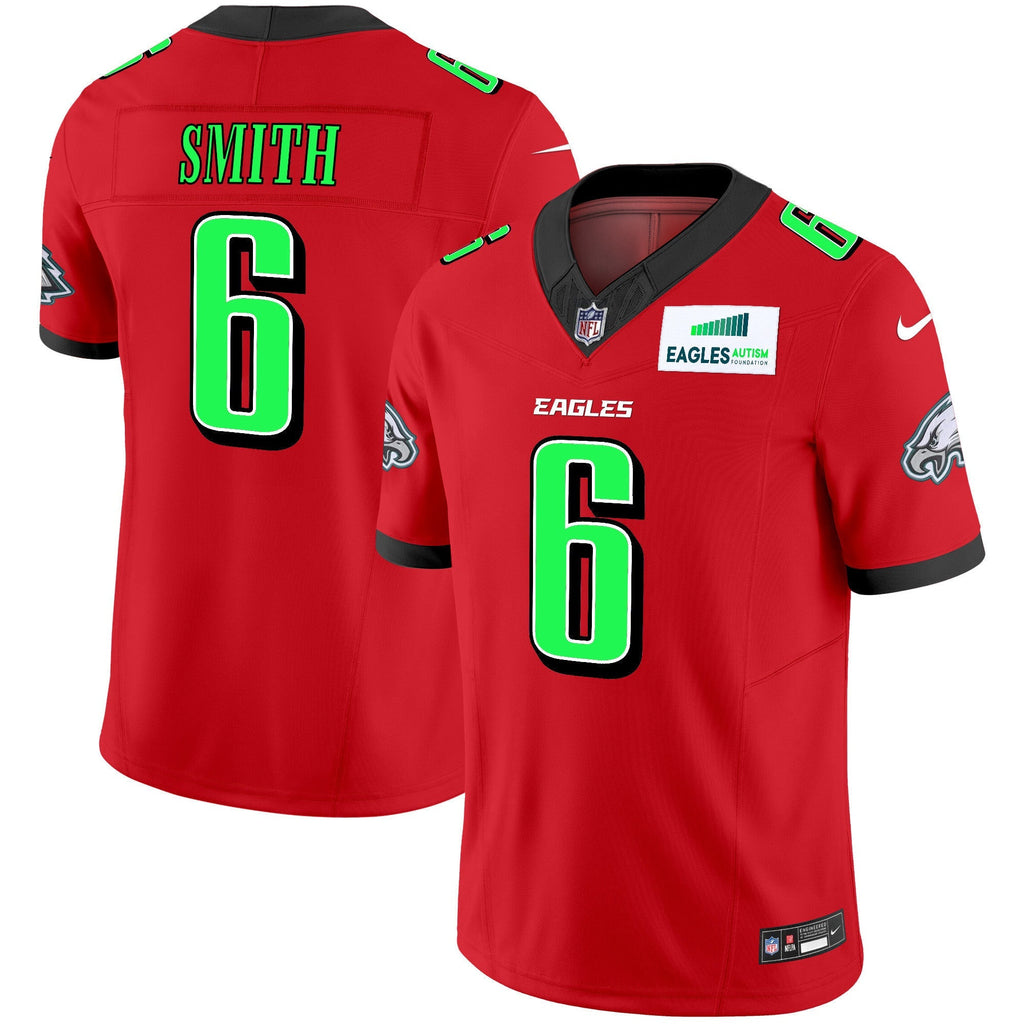 Men's Eagles Autism Foundation Patch Vapor Limited Jersey - All Stitched