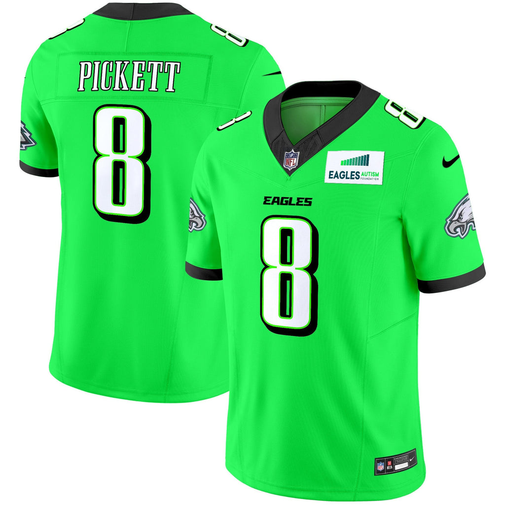 Men's Eagles Autism Foundation Patch Vapor Limited Jersey - All Stitched