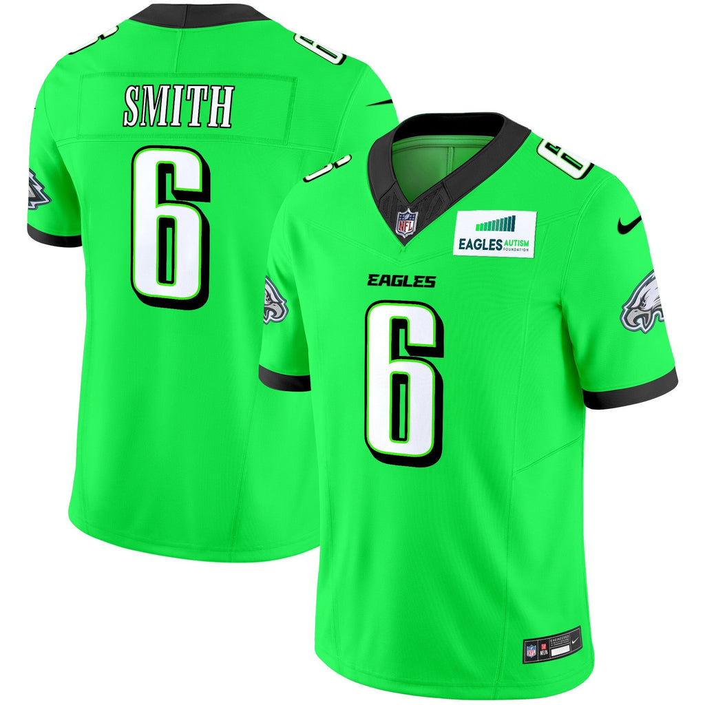 Men's Eagles Autism Foundation Patch Vapor Limited Jersey - All Stitched