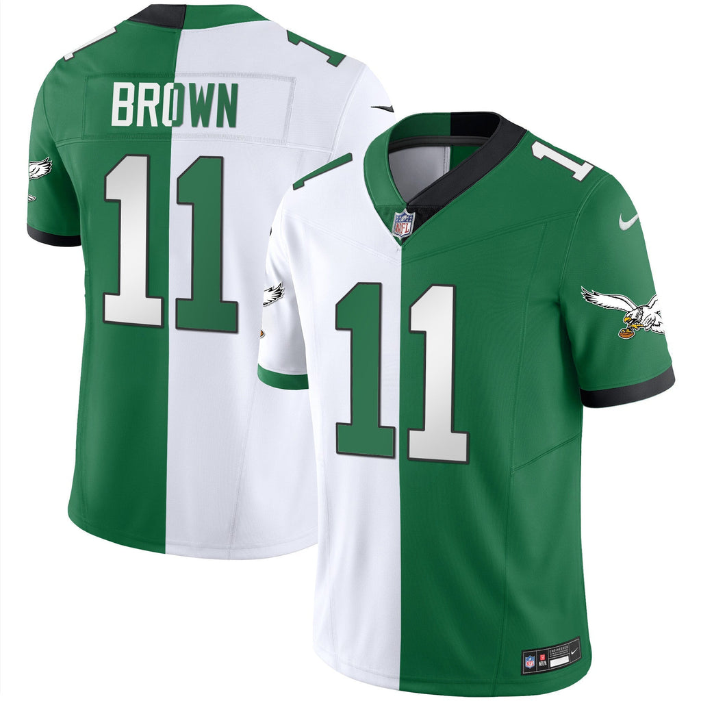 Men's Eagles Throwback Kelly Vapor Limited Jersey - All Stitched