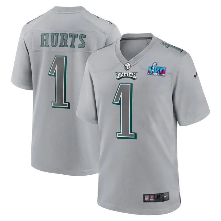 Philadelphia Eagles Gray Atmosphere Fashion Game Jersey - All Stitched