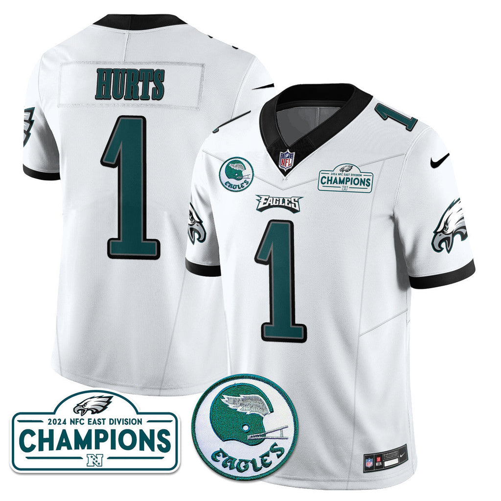 Men's Philadelphia Eagles 2024 NFC East Division Champions Jersey N2 - All Stitched
