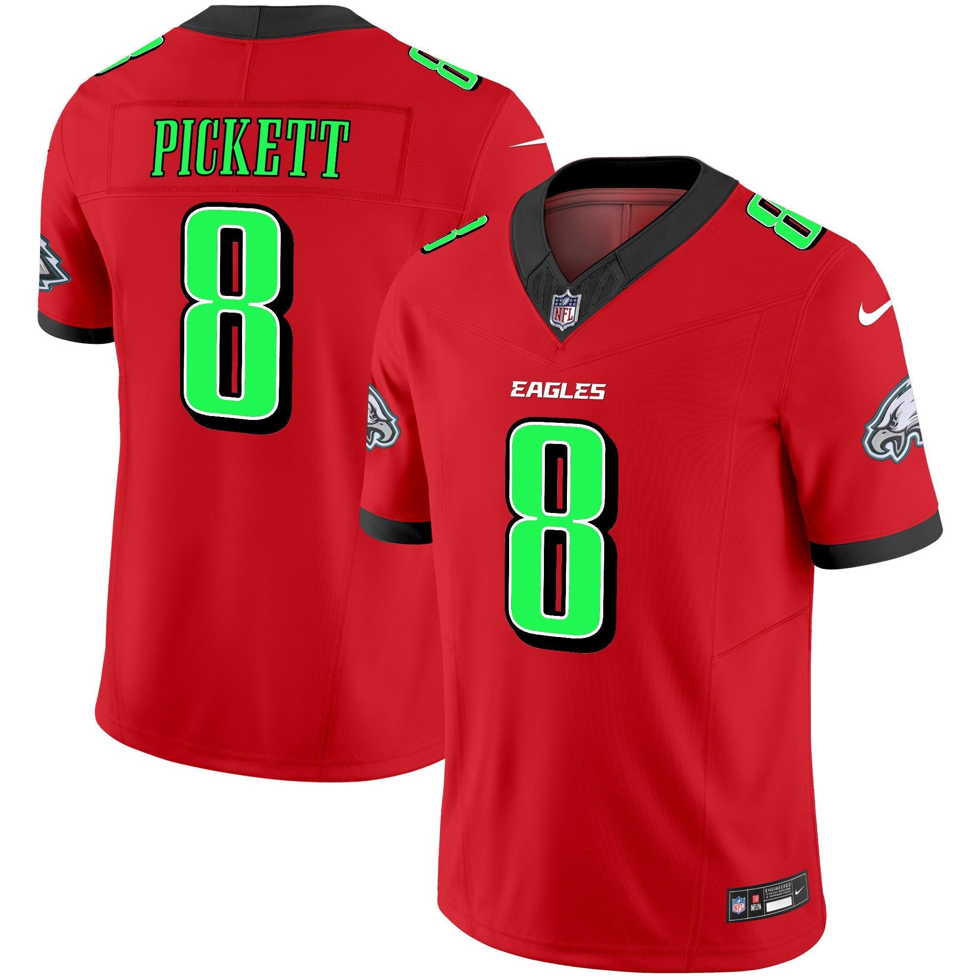 Men's Eagles 2024 Practice Vapor Limited Jersey - All Stitched