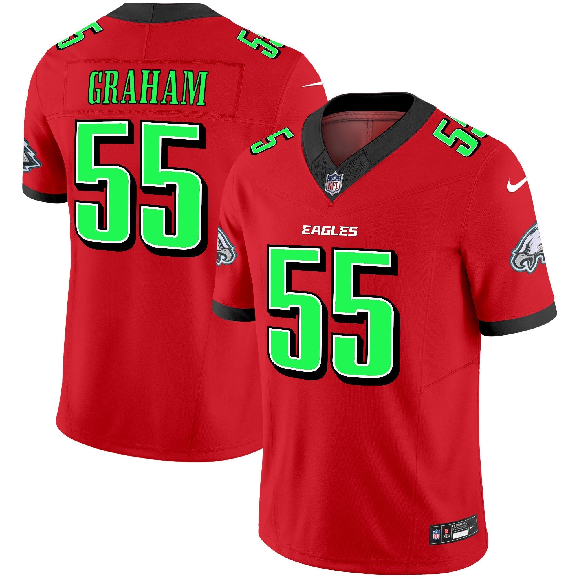 Men's Eagles 2024 Practice Vapor Limited Jersey - All Stitched