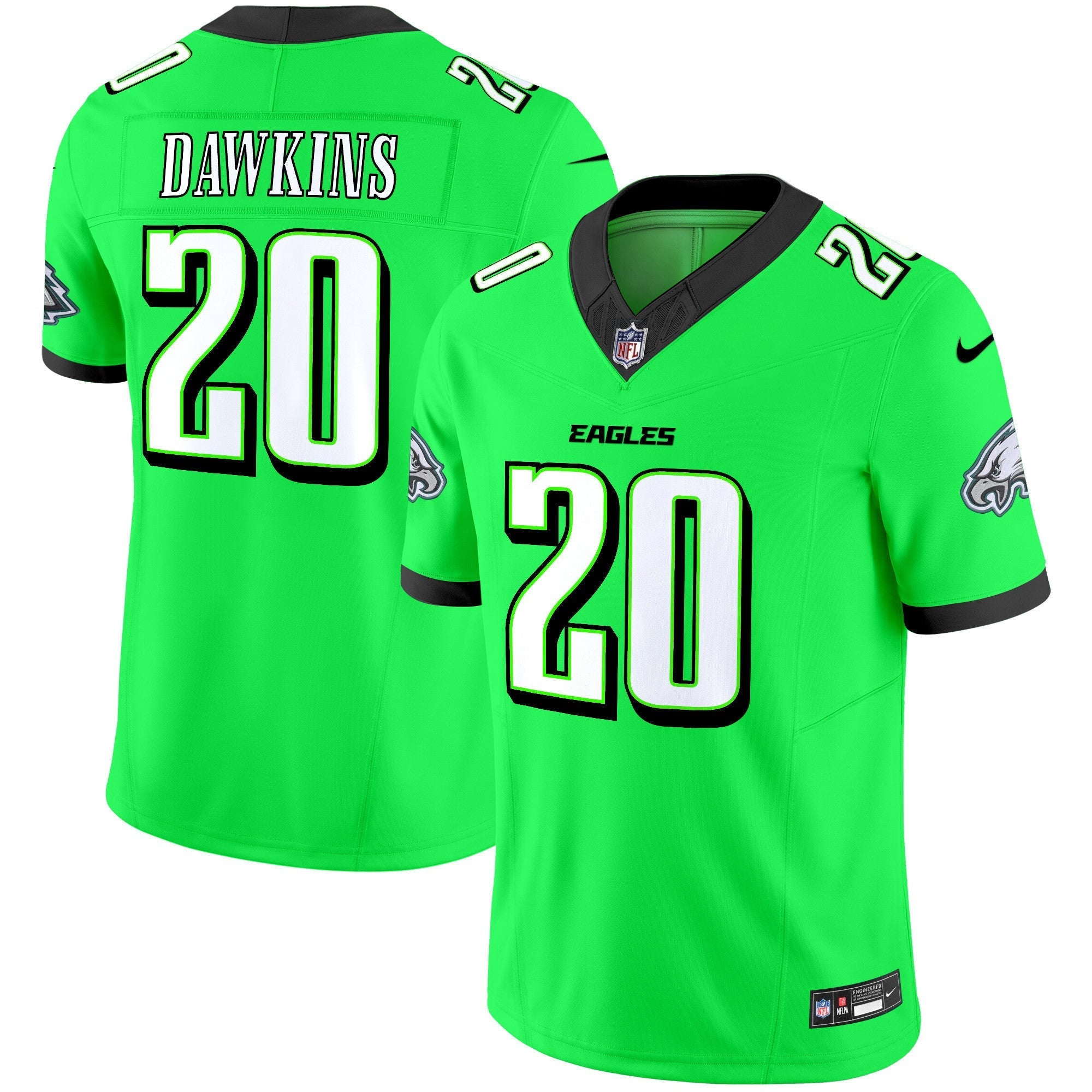 Men's Eagles 2024 Practice Vapor Limited Jersey - All Stitched